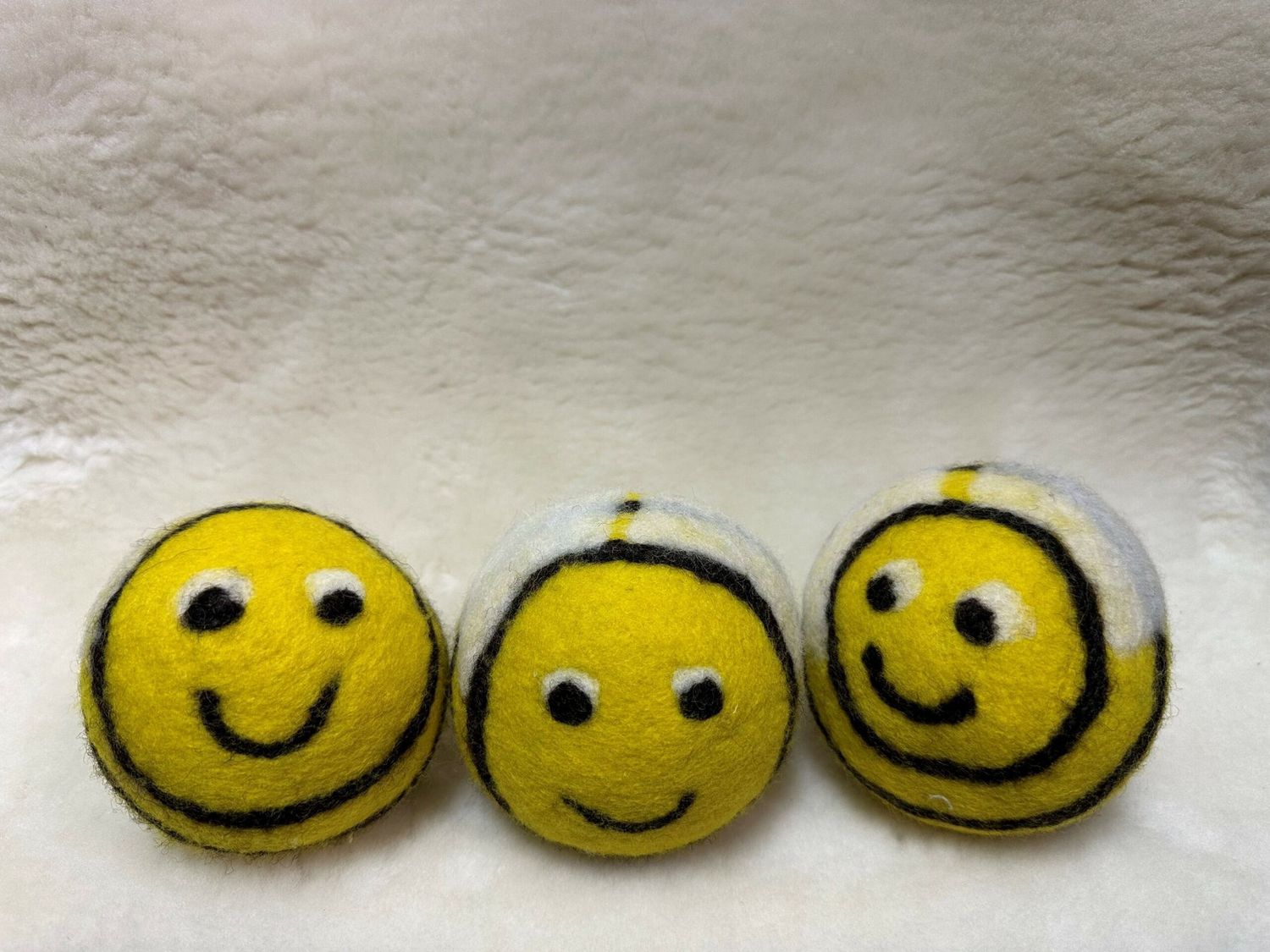 Wool Dryer Balls by Petal &amp; Pod Wool'ry, Color: Bee