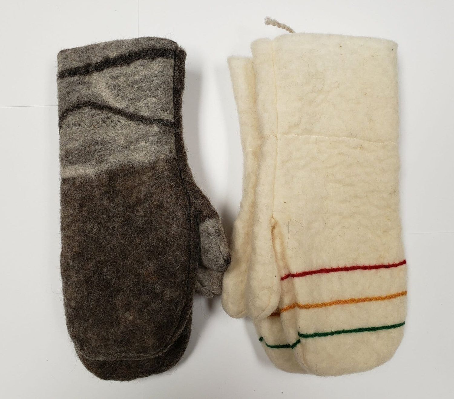 Seine River Felted Mittens