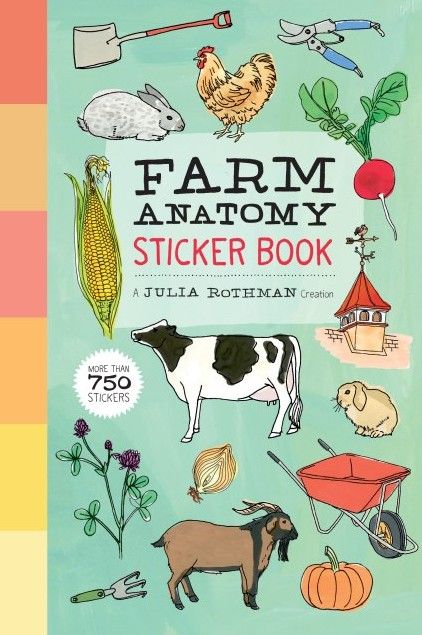 Farm Anatomy Sticker Book by Julia Rothman
