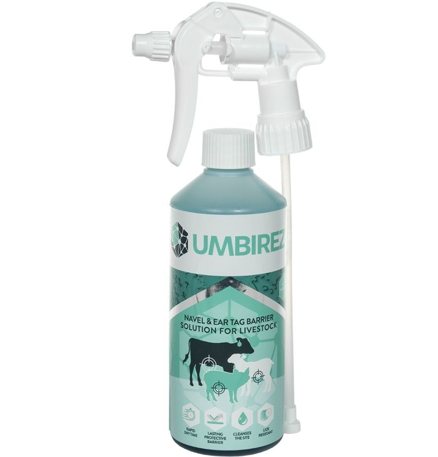 UMBIREZ™ Umbilical Spray – Navel &amp; Ear Tag Barrier Solution