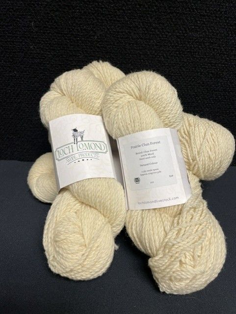 Loch Lomond 2-Ply Mule Spun Yarn, Color: Natural Color