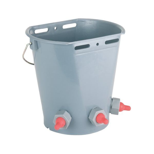 Kerbl 3 Nipple Milk Replacer Pail
