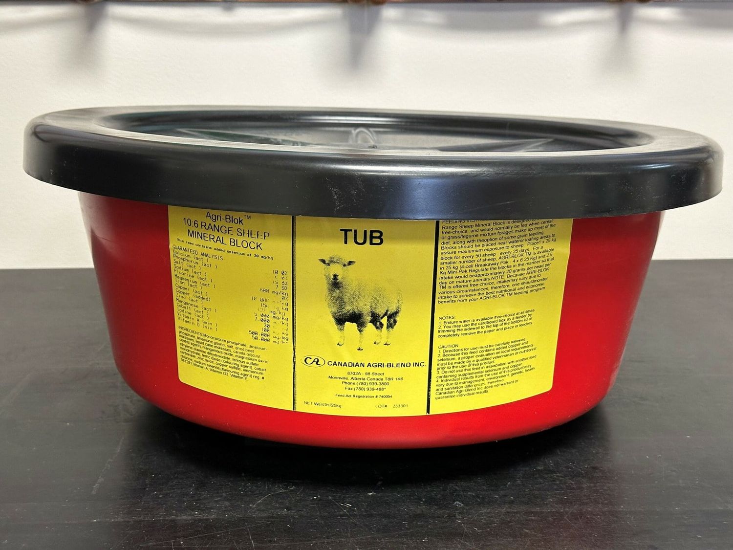 10:6 Sheep Tub