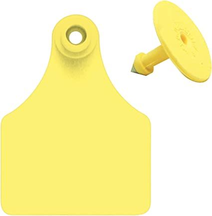 Allflex Large Blank Complete Tag 25/Pkg