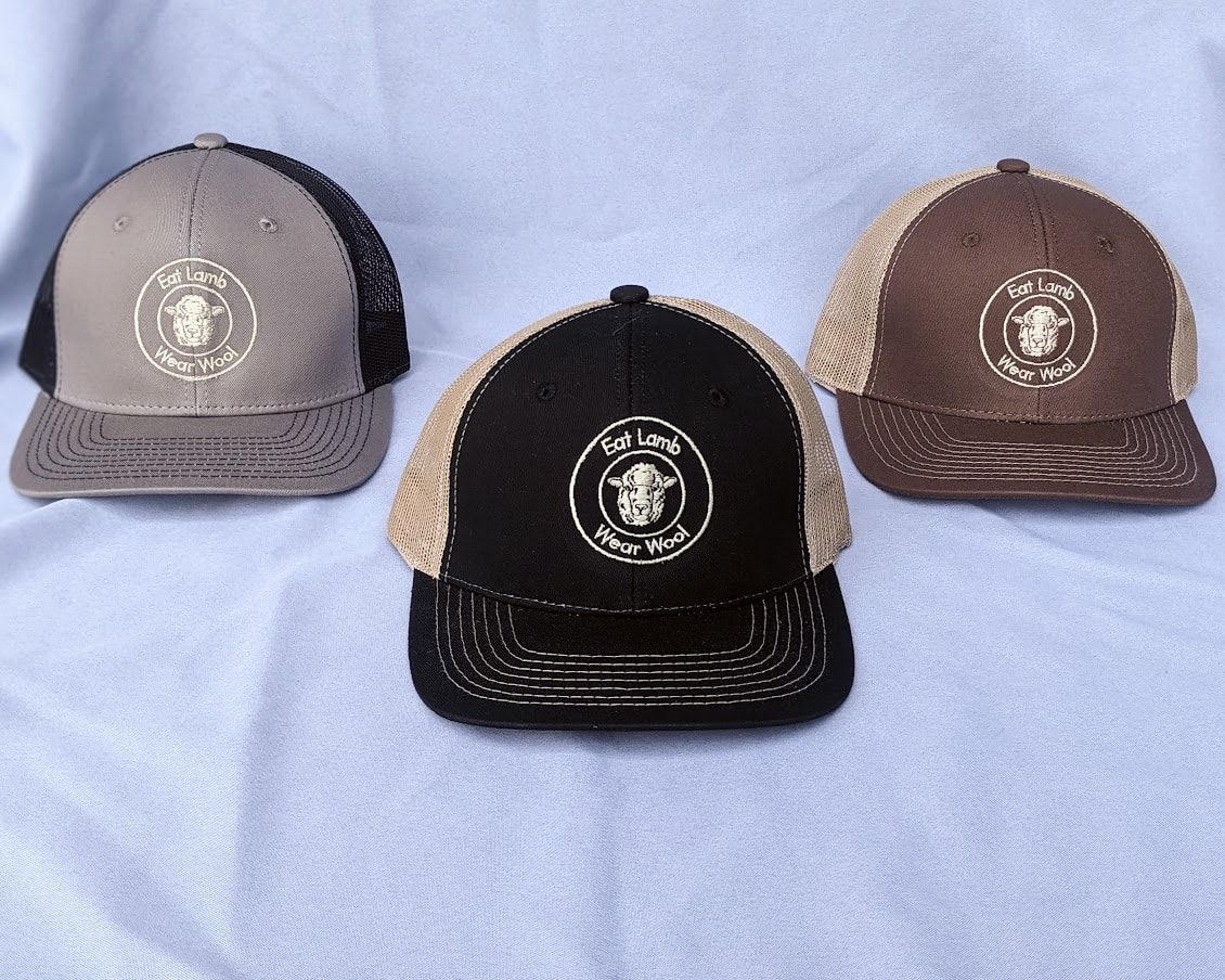 Eat Lamb Wear Wool Cap, Colour: Black/Tan
