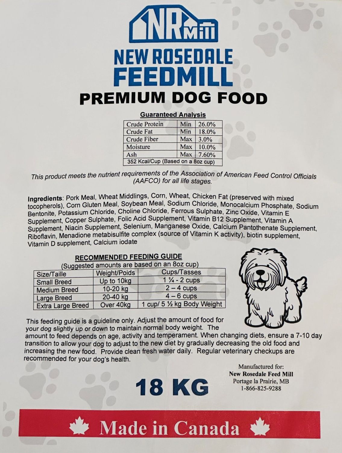 New Rosedale Premium Dog Food