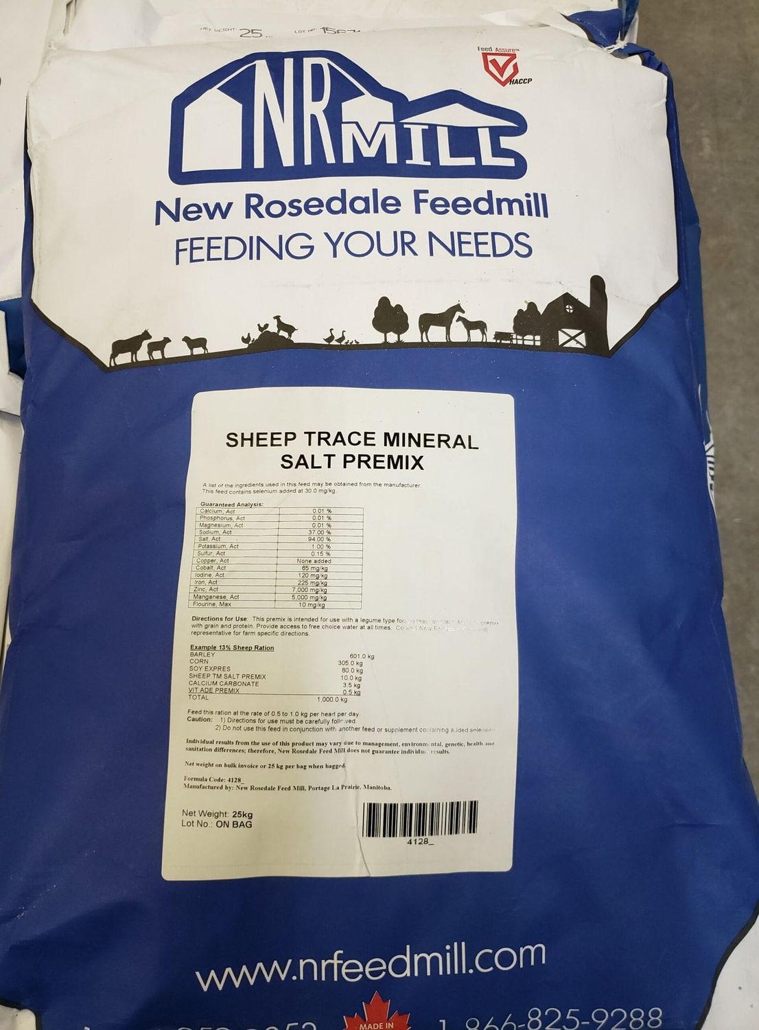 Trace Mineral Salt Premix