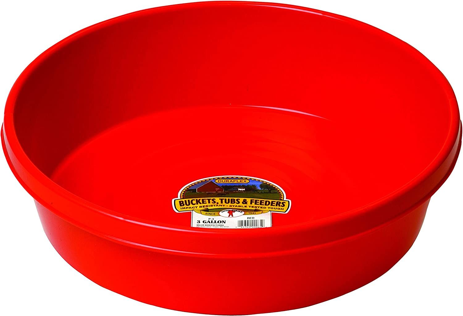 Plastic Feed Pan - 3Gal.