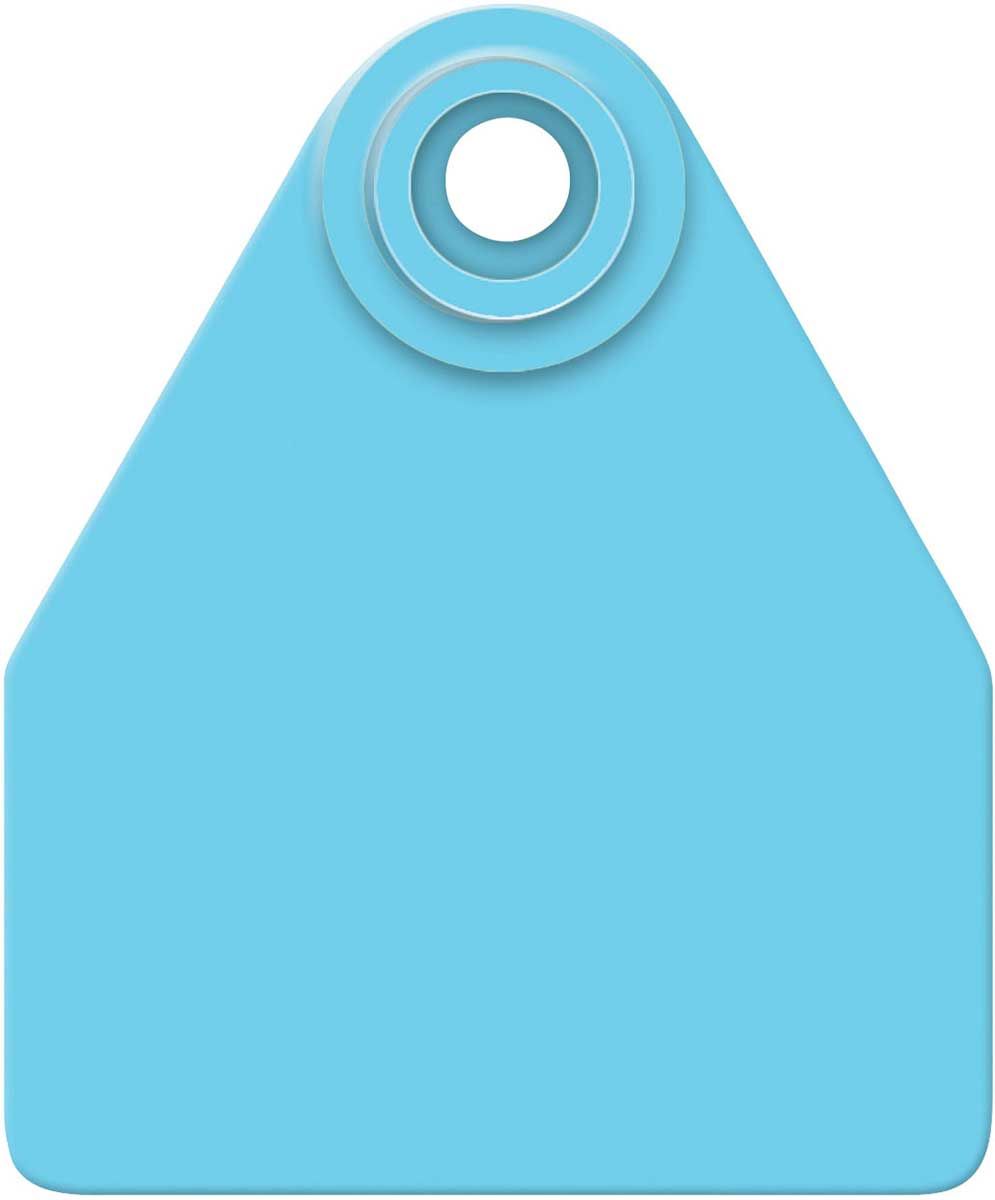 Allflex Medium Complete Tag 25/Pkg, Color: Blue