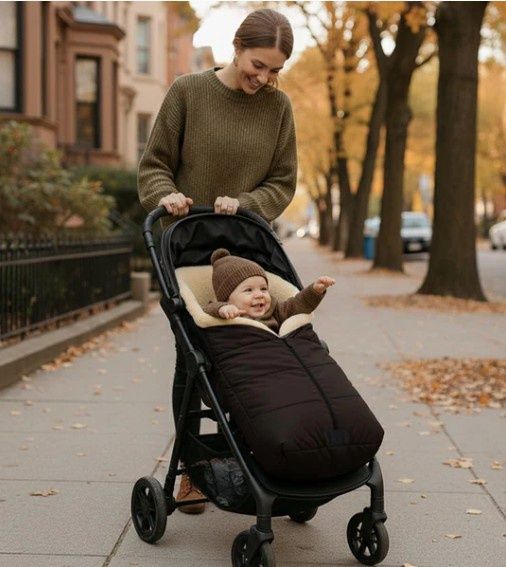 Zip-Up Stroller Sheepskin