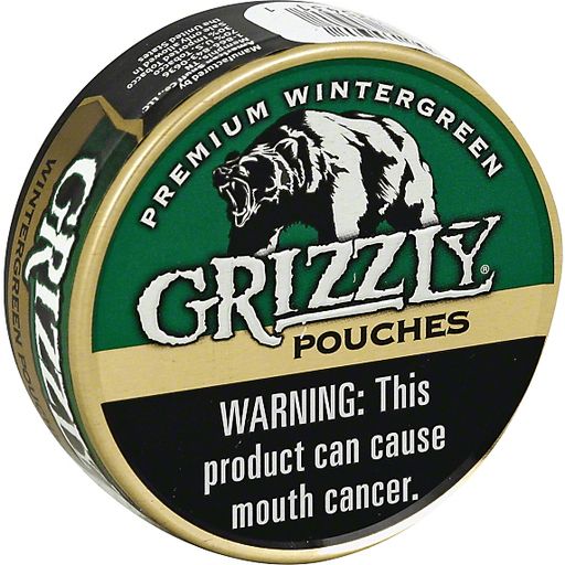 Grizzly Tobacco Dip - Can / Wintergreen / Pouches [ROLL]