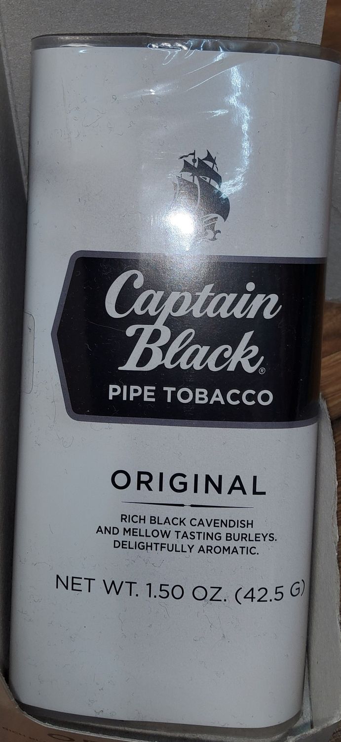 Captain black pipe tobacco original 1.50 oz.