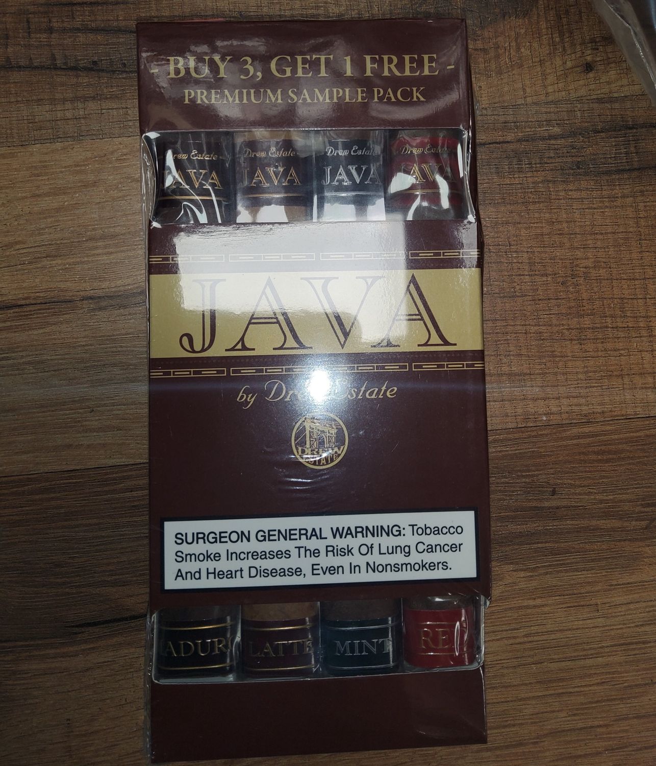 Java Drew Estate 5ct Sampler