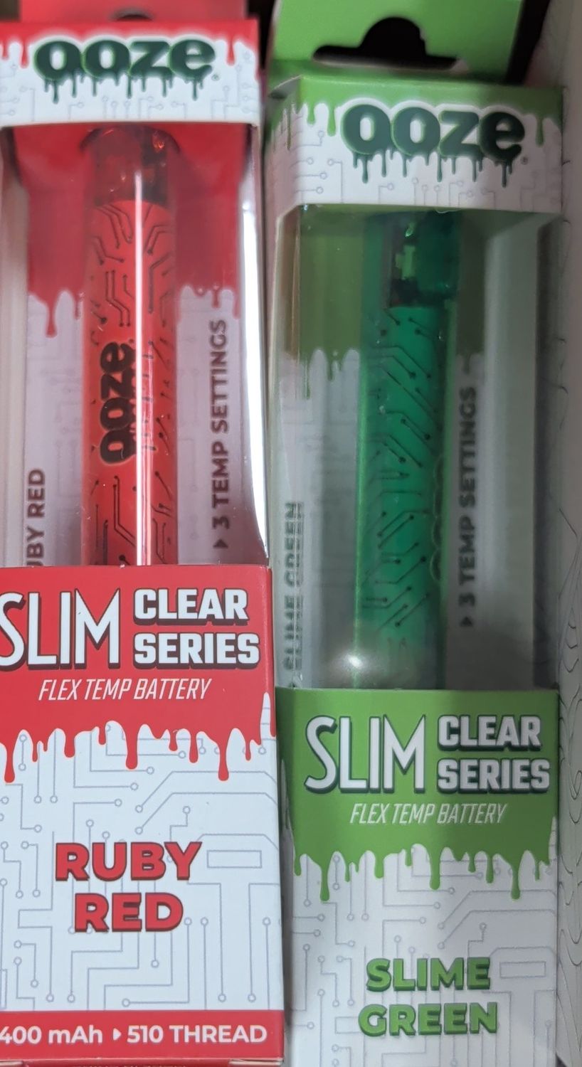 Ooze Slim Clear 510 Cart Battery