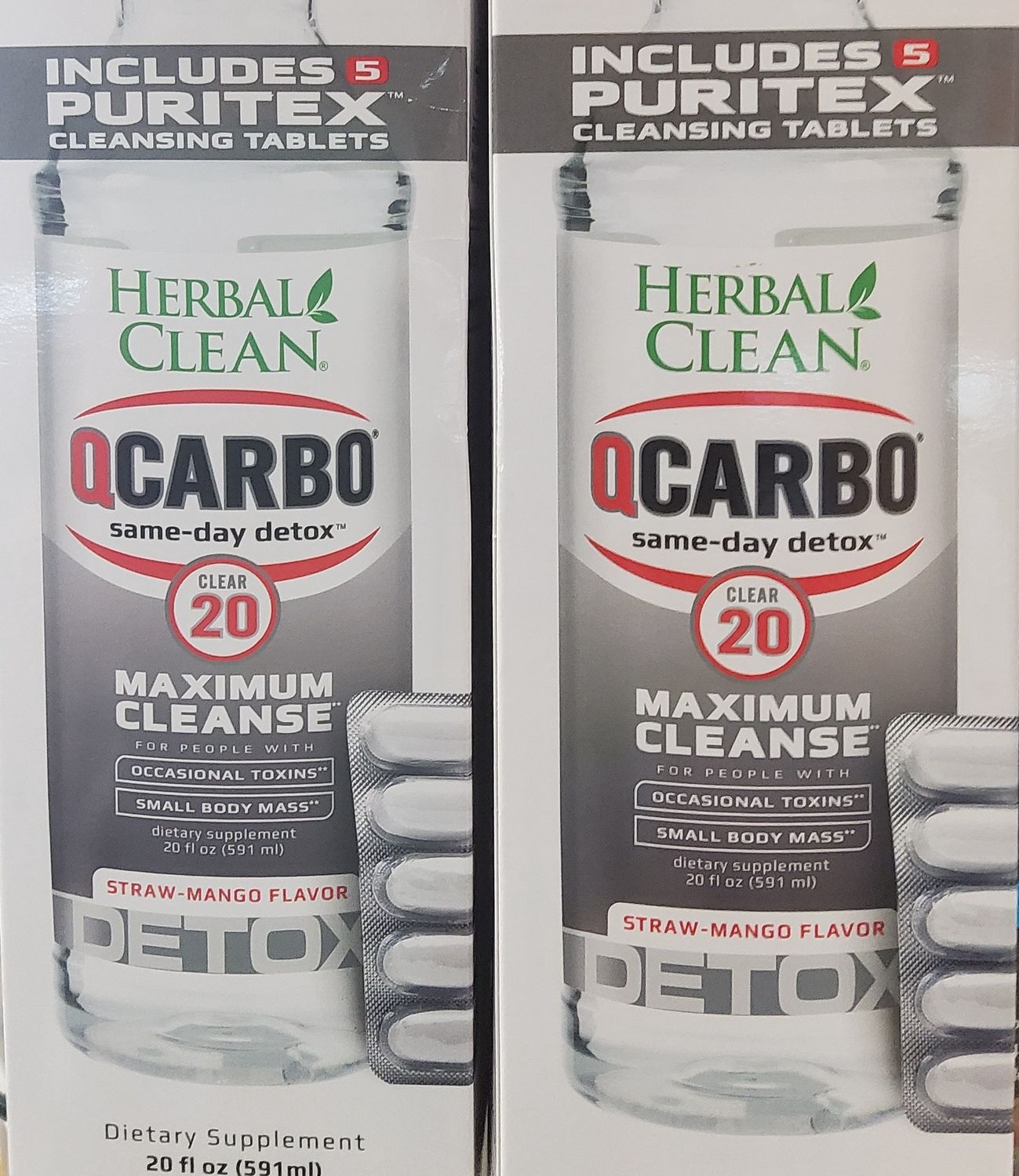 QCARBO Herbal Clean Detox Same-Day