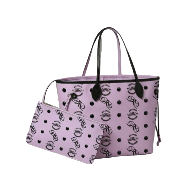 D.D. Monogram Print - Lavender