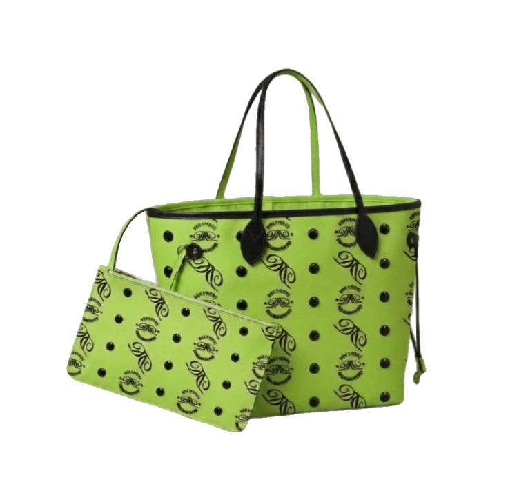 D.D. Monogram Print - Green