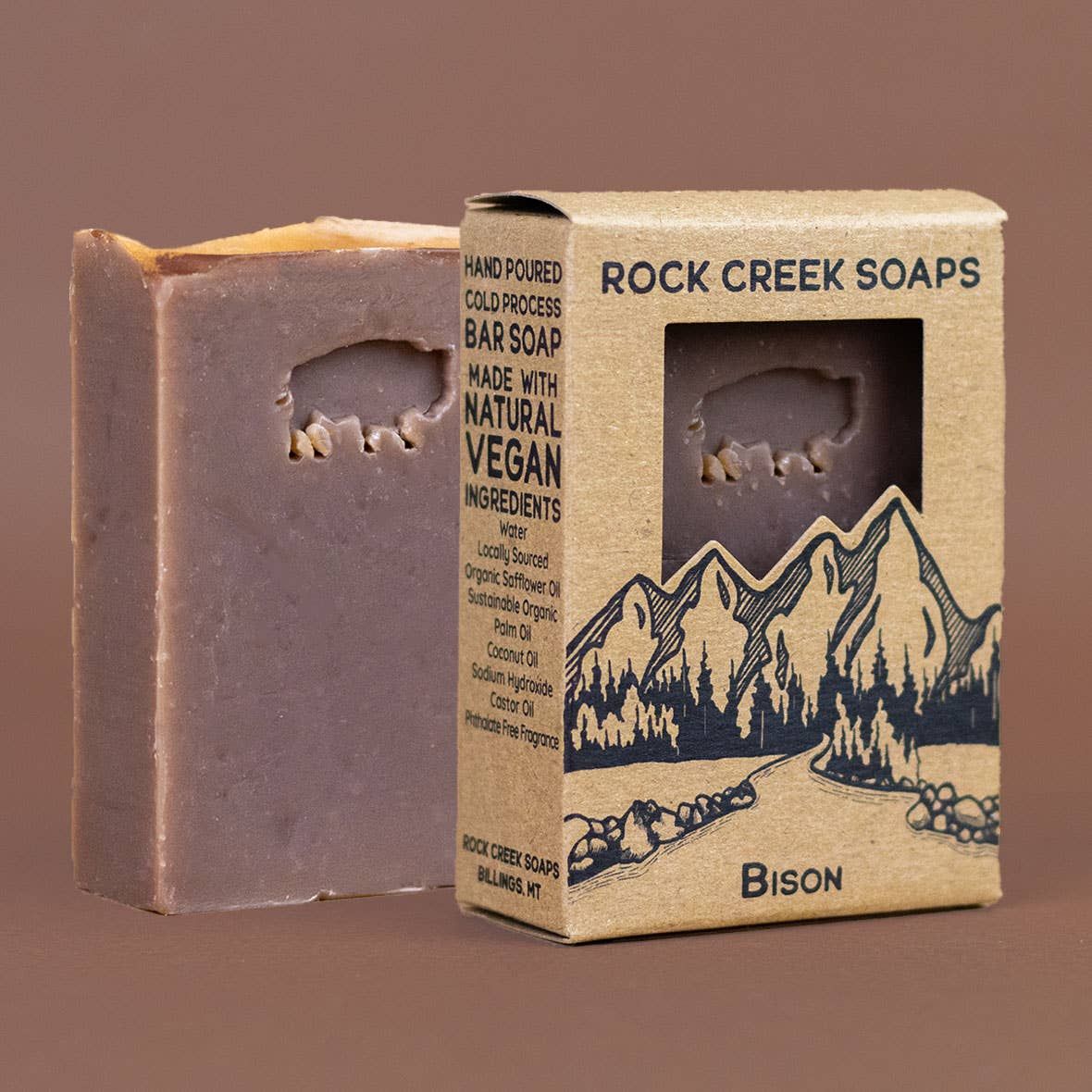 Bison Bar Soap | Amber Vanilla &amp; Lavender