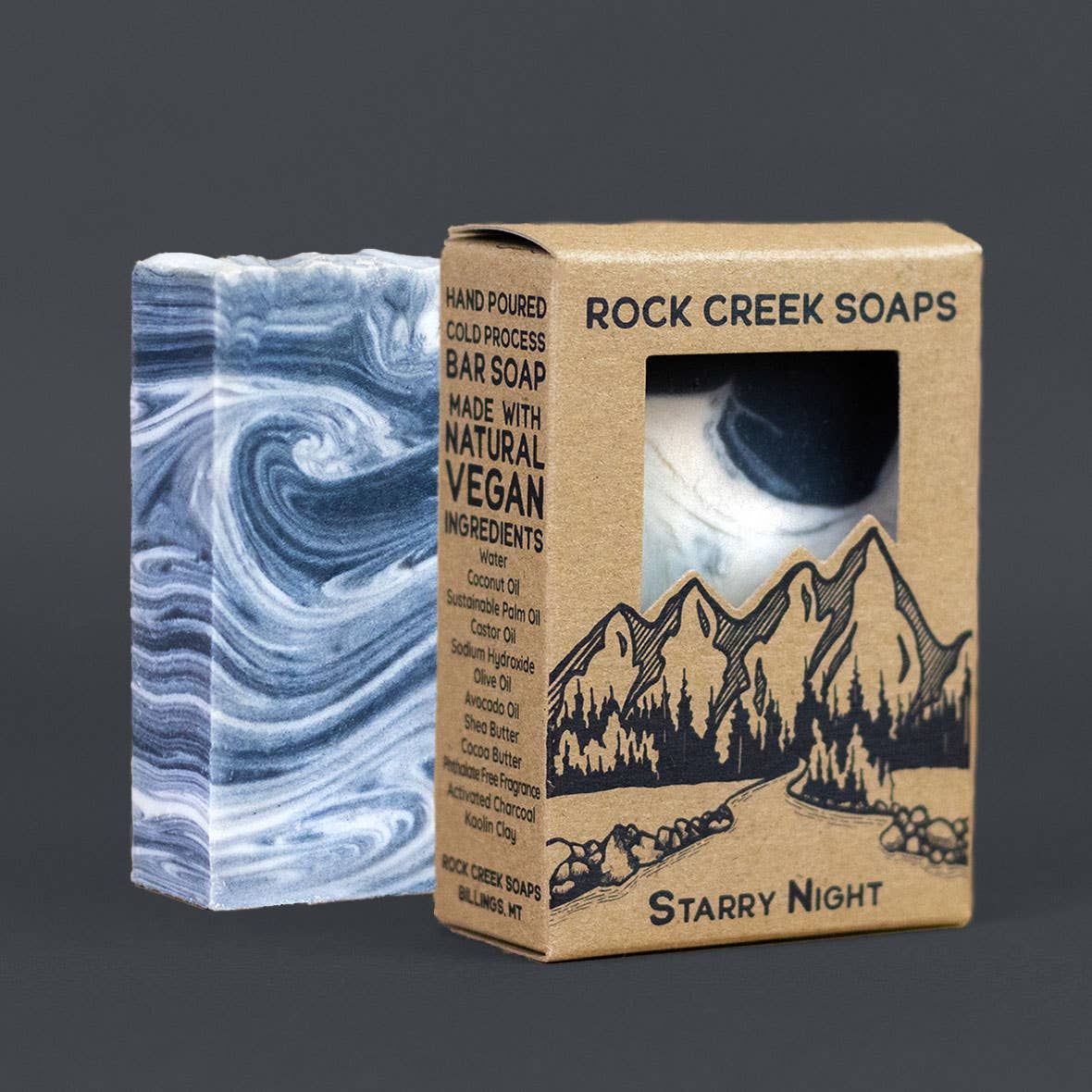 Starry Night Bar Soap: Vanilla, Sandalwood &amp; Currants