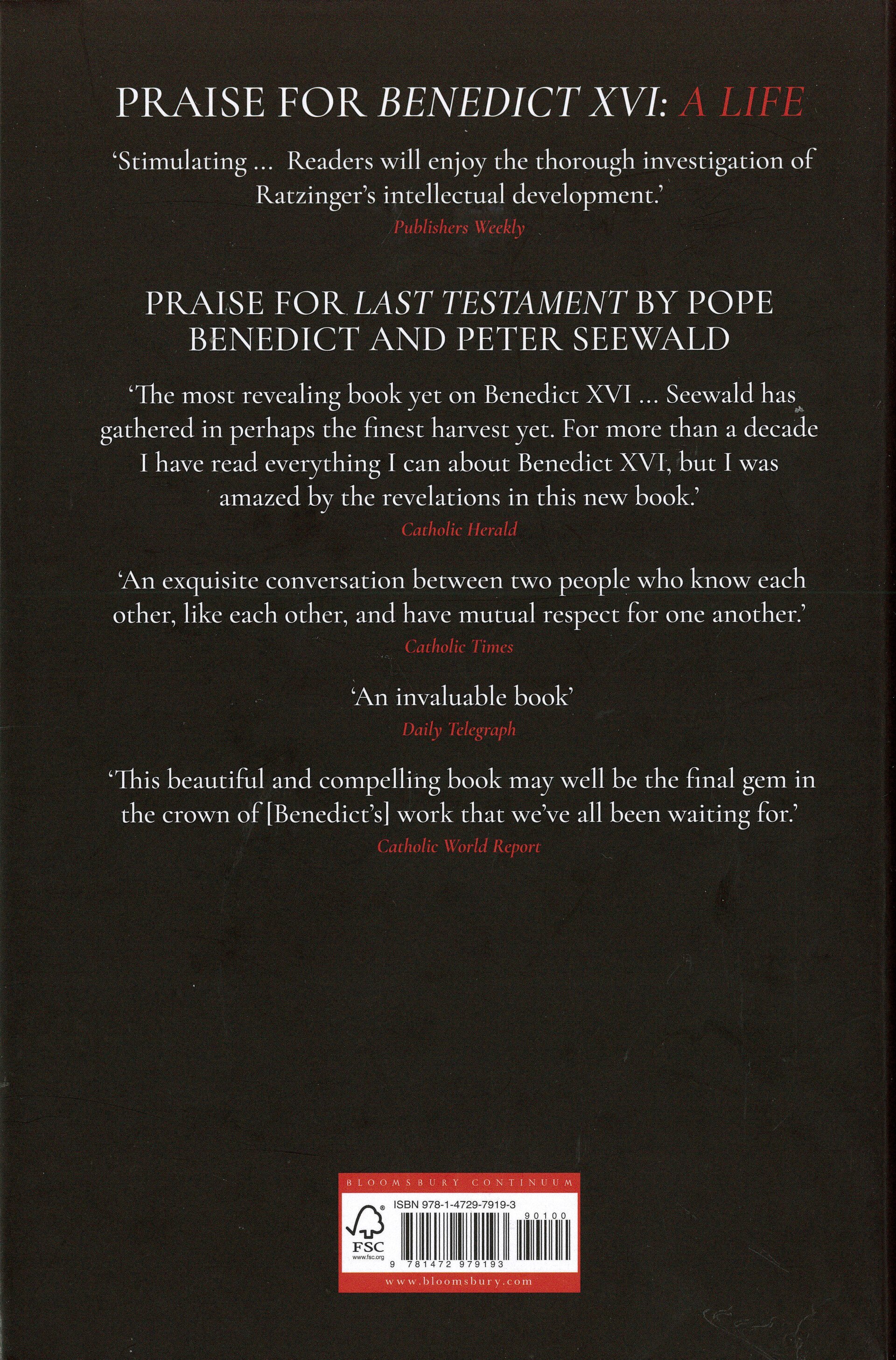 Benedict XVI: A Life Volume 1-Youth in Nazi Germany to the Second Vatican Council 1927-1965