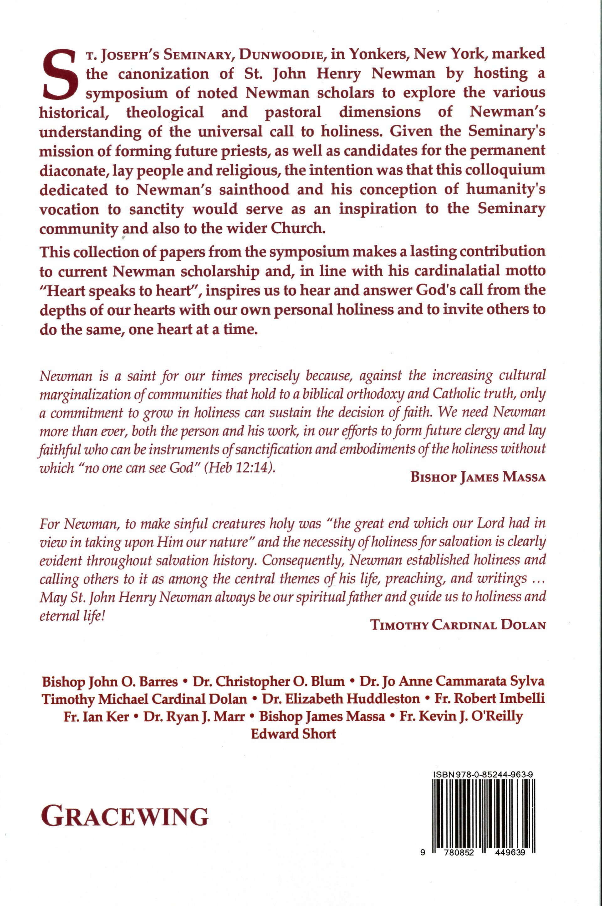 Heart Speaks to Heart: Saint John Henry Newman and the Call to Holiness