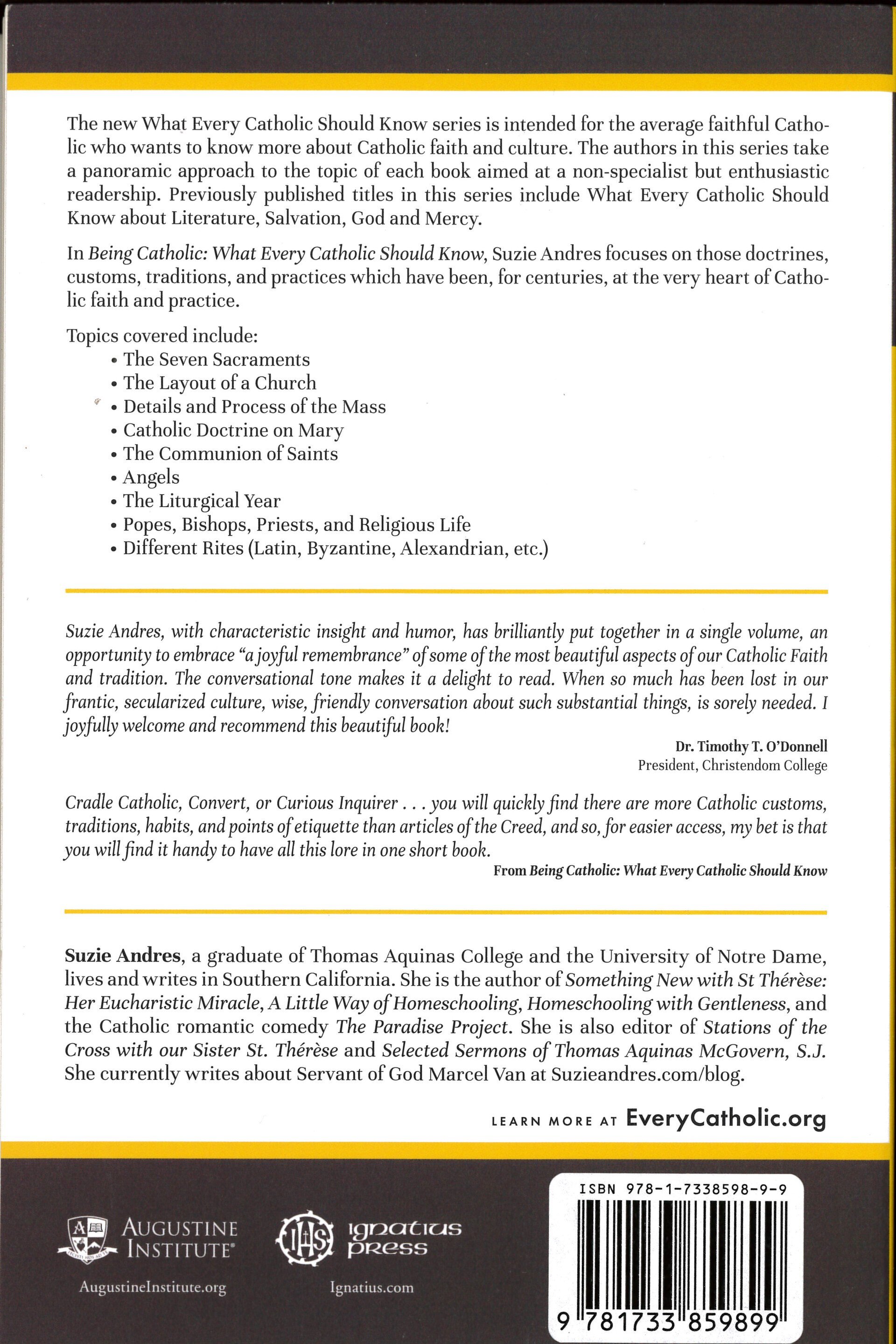 Being Catholic: What Every Catholic Should Know