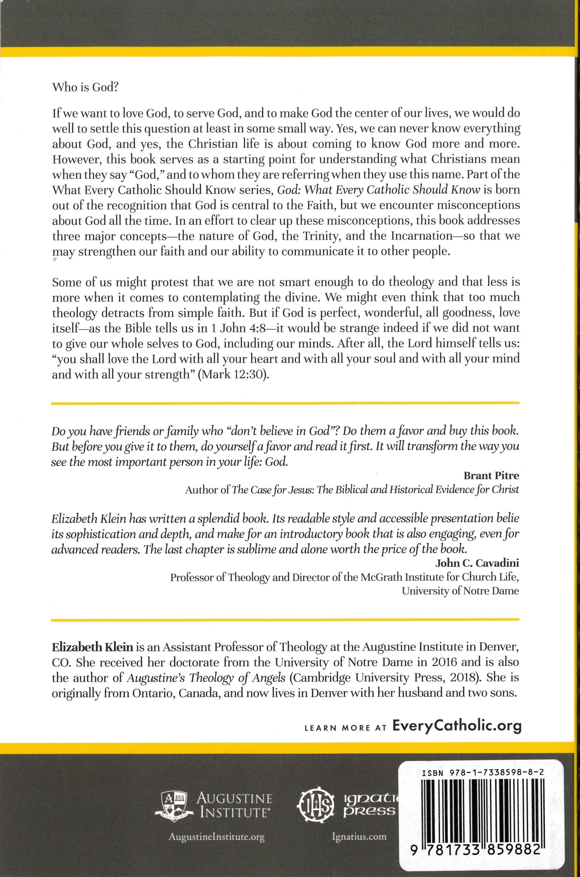 God: What Every Catholic Should Know