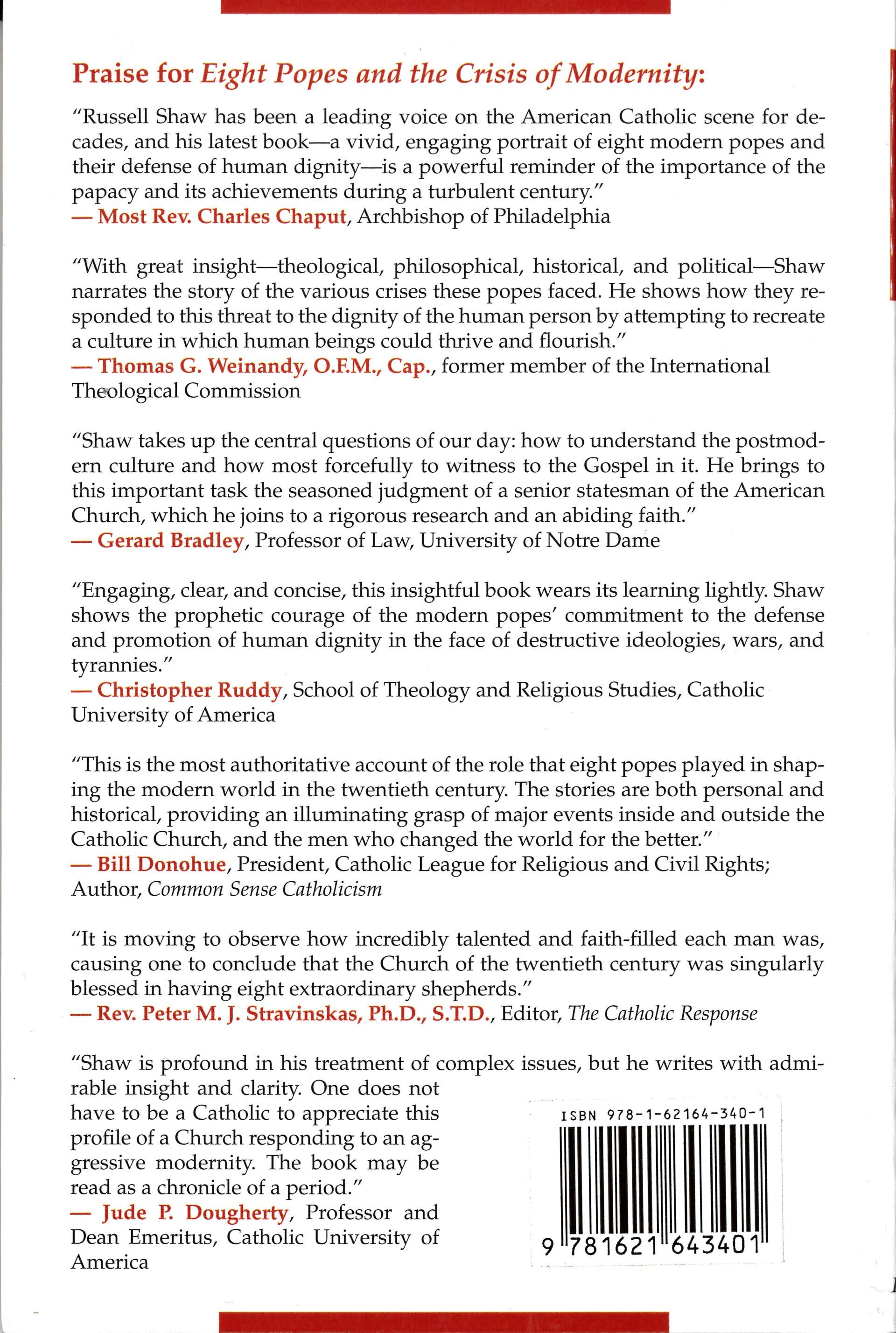 Eight Popes and the Crisis of Modernity