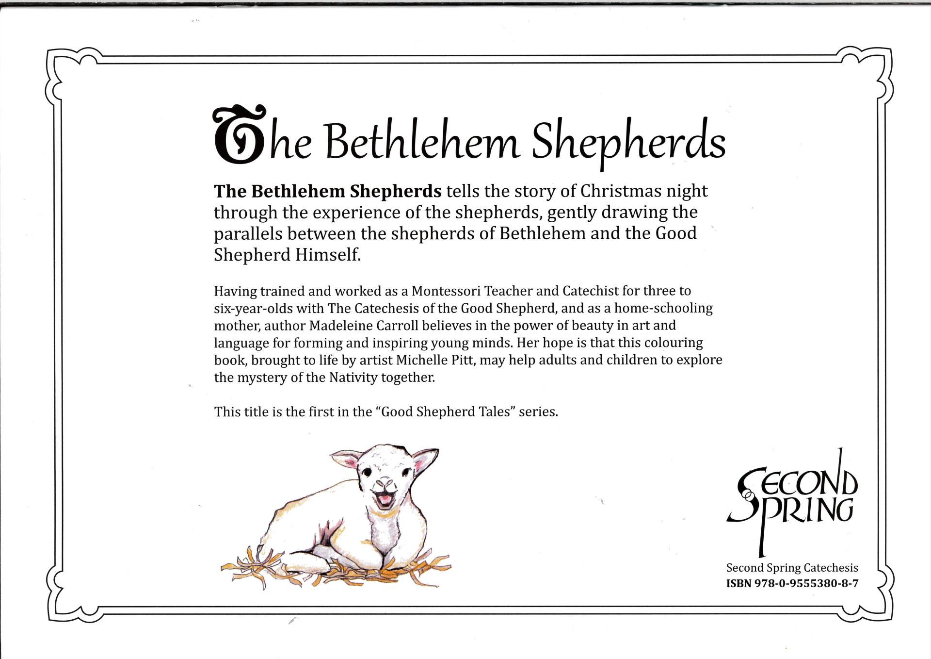 The Bethlehem Shepherds: Colouring Book