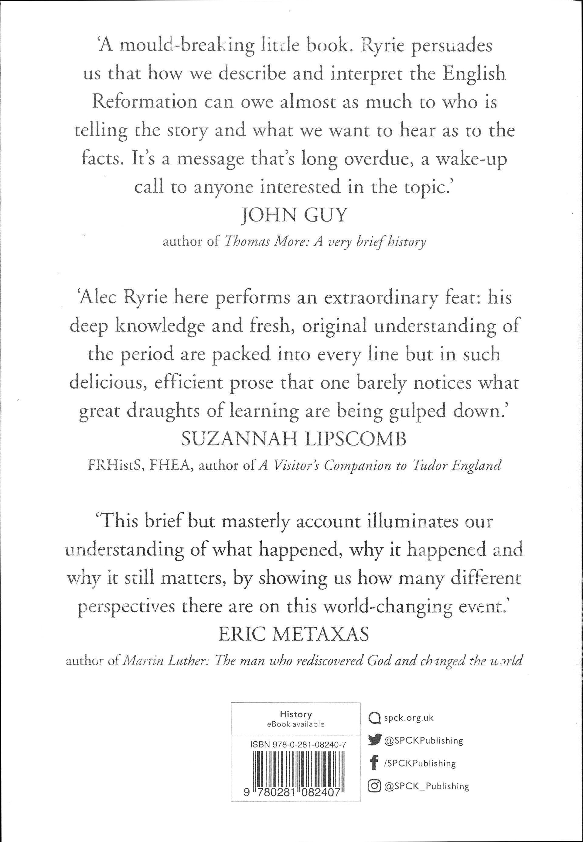 The English Reformation: A very brief history