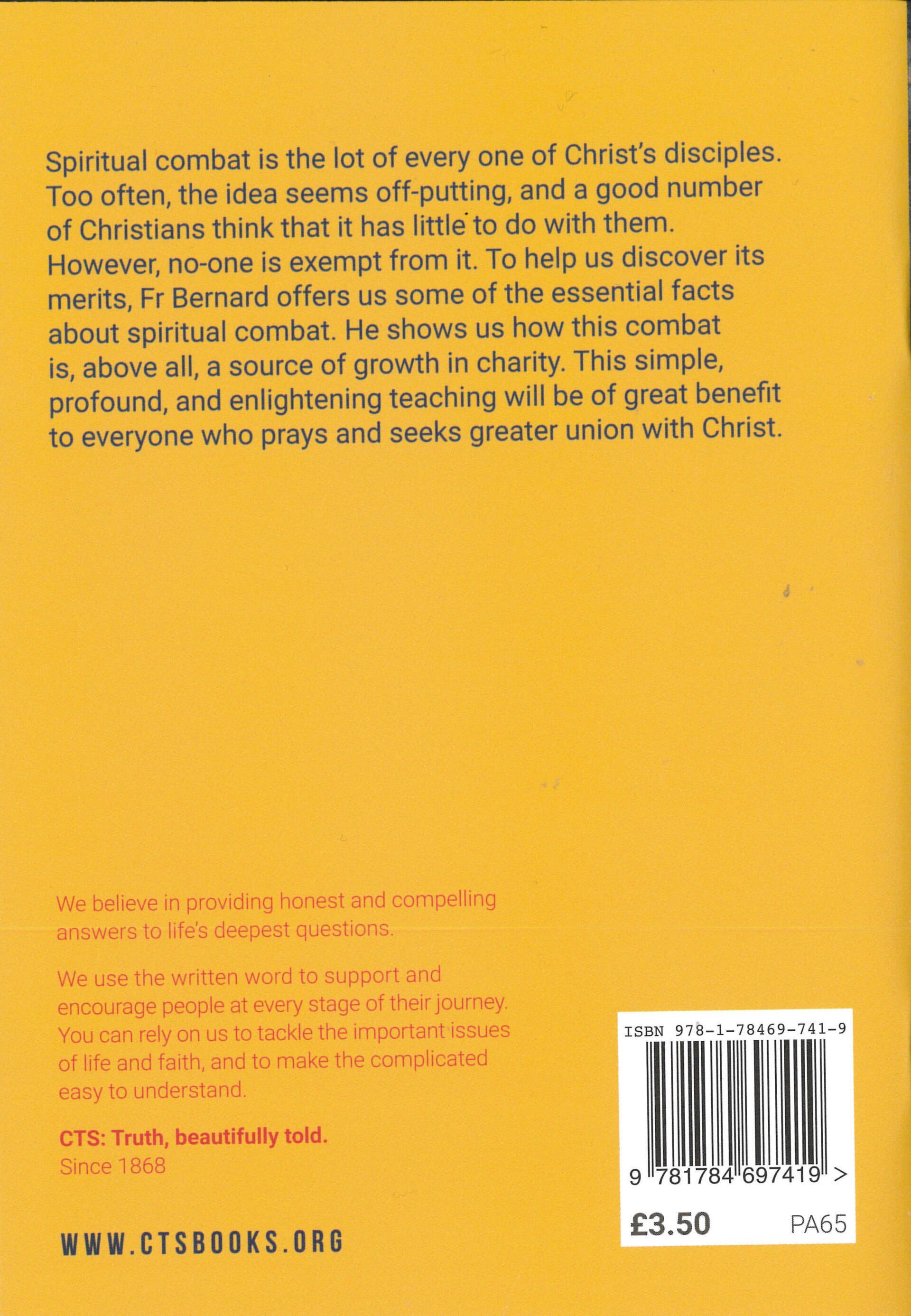 Spiritual Combat According to Saint Benedict