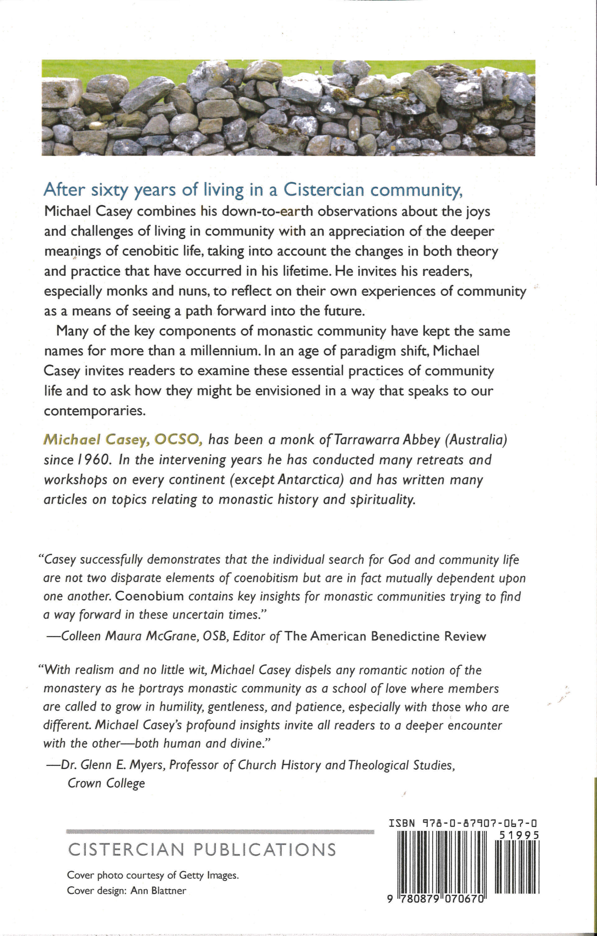 Coenobium: Reflections on Monastic Community by Michael Casey