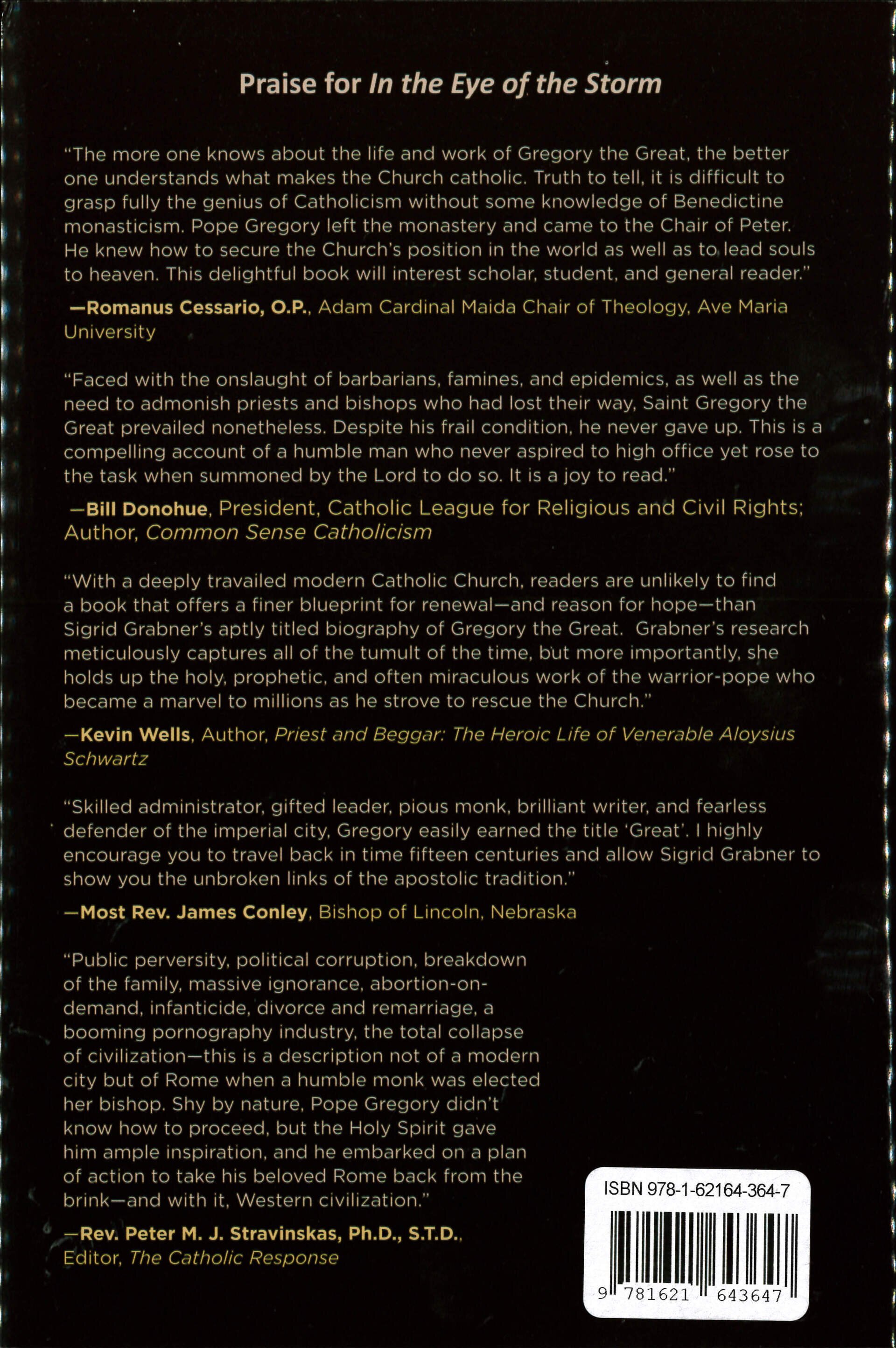 In The Eye of the Storm: A Biography of Gregory the Great