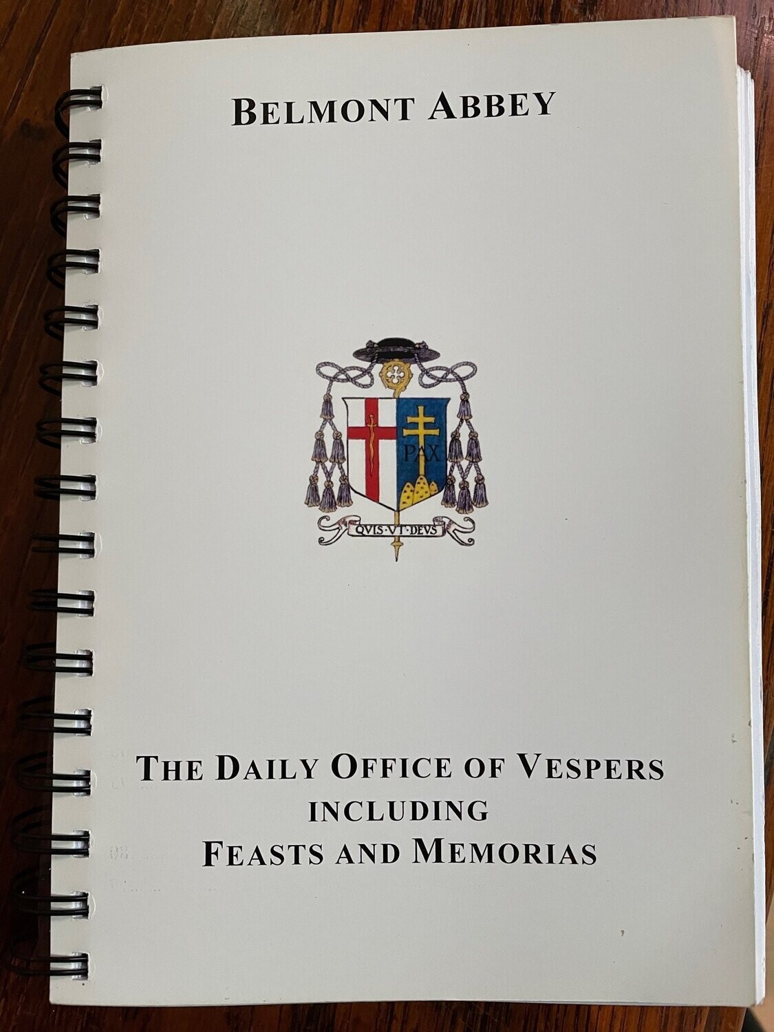 Vespers - Daily Office Book including Feasts and Memorias