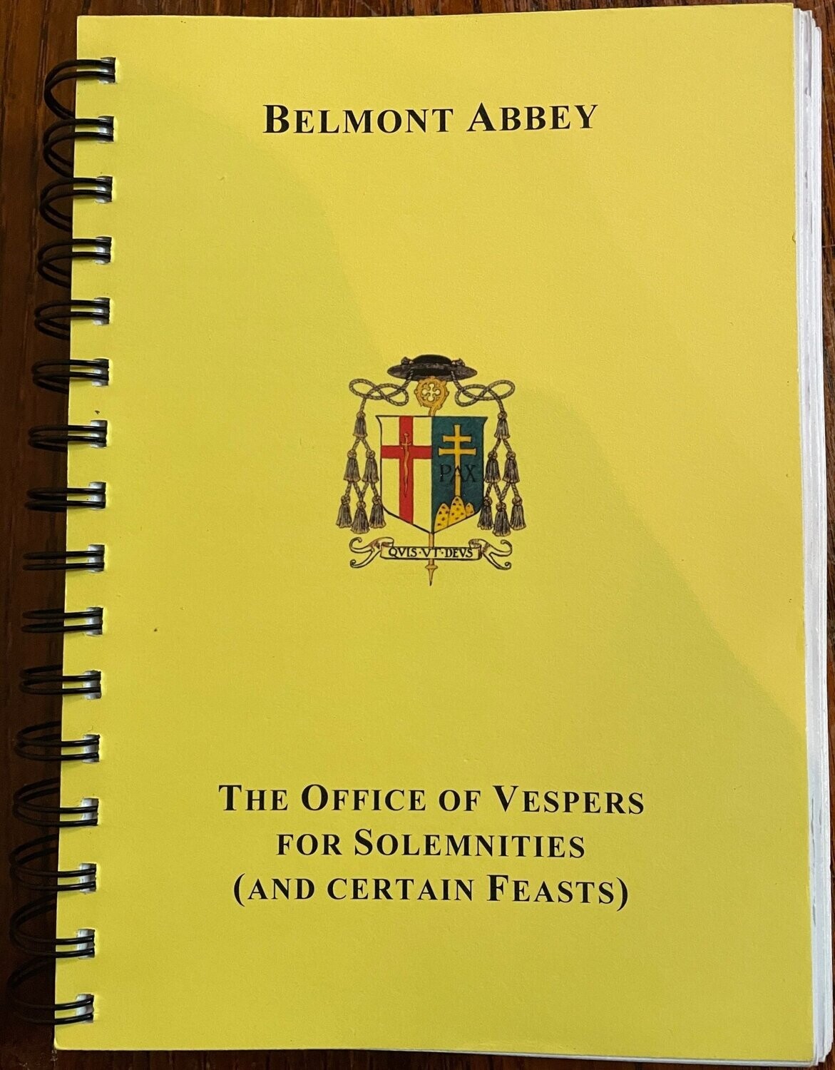 Vespers - Office Book for Solemnities and certain Feasts