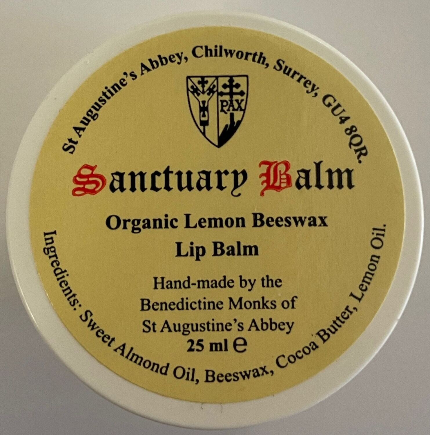 Sanctuary Balm - Organic Lemon Beeswax - Lip Balm