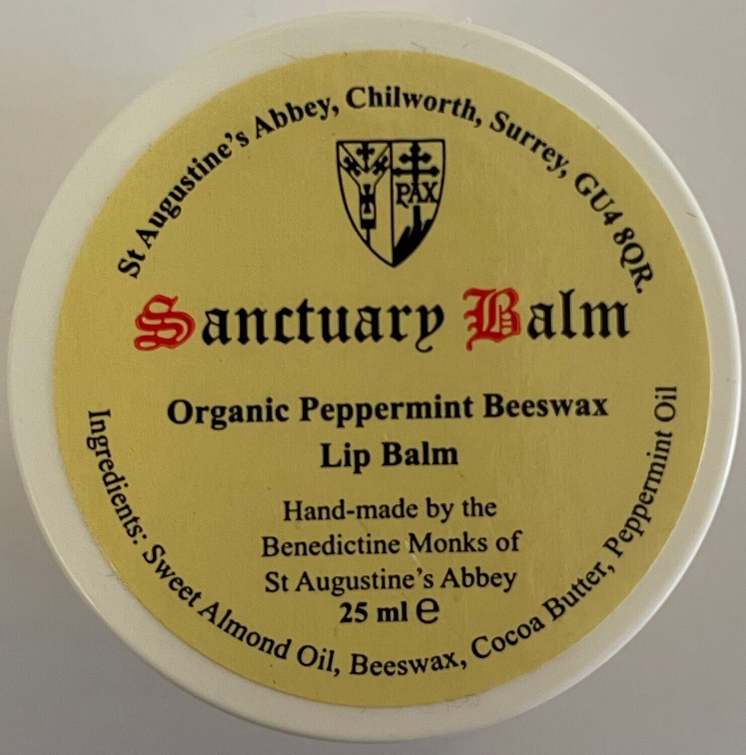 Sanctuary Balm - Organic Peppermint Beeswax - Lip Balm