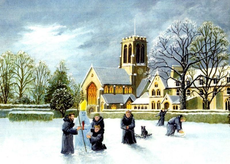 Belmont Abbey Christmas Card 2024 (pack of 5)