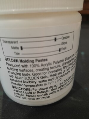 Golden Coarse Molding Paste