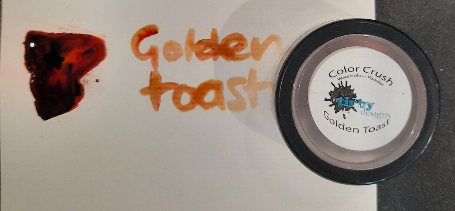Colour Crush Watercolour Powders Golden Toast