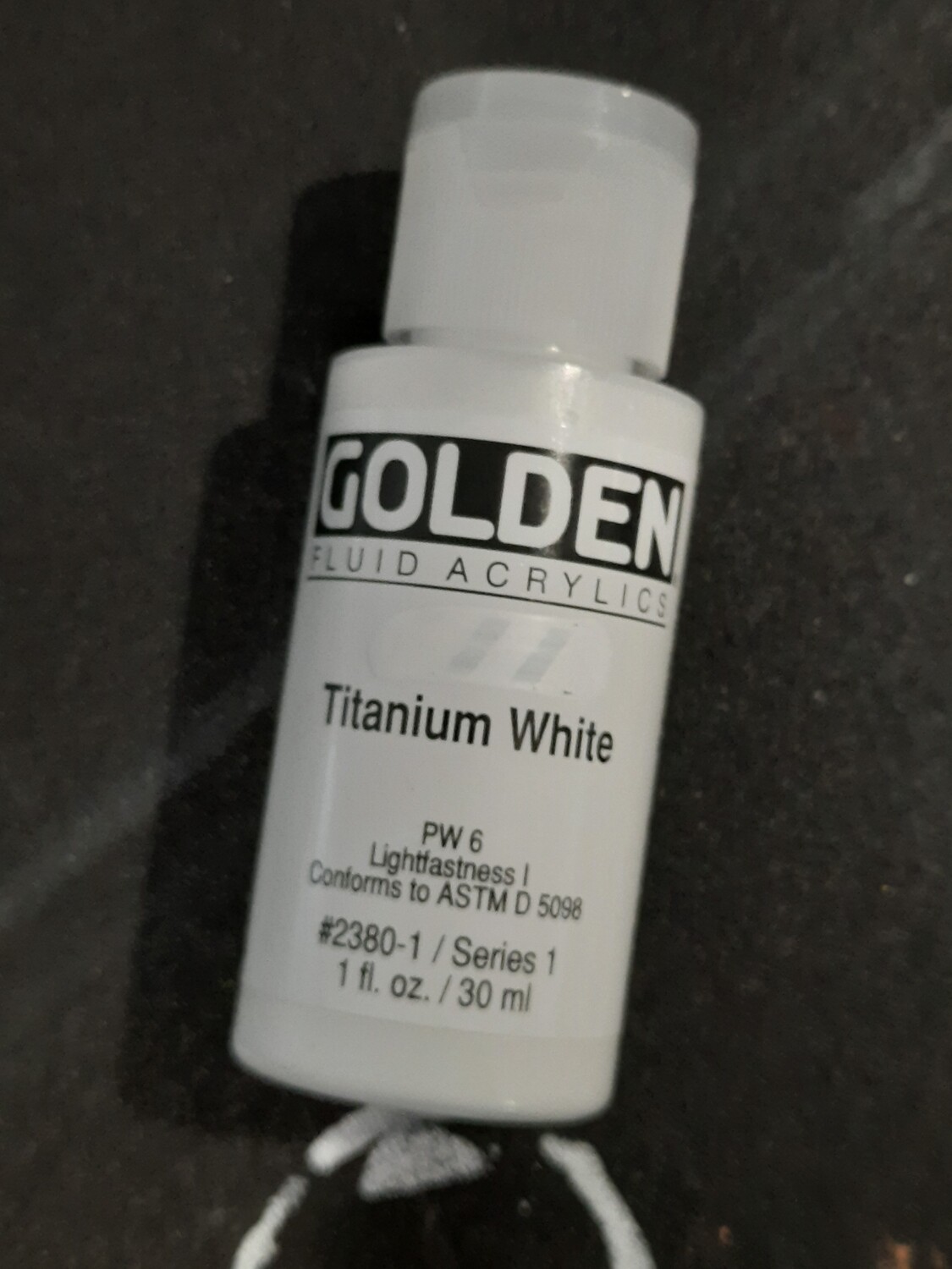 Titanium white fluid acrylic