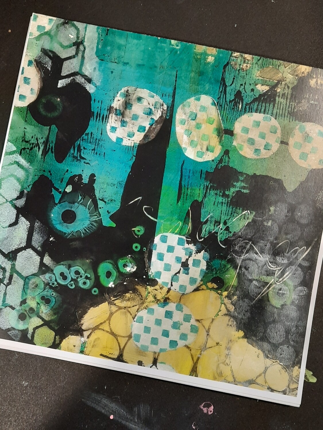 Mixed Media background paper by Sharon Newport