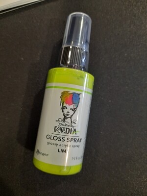 Dina Wakley Gloss spray lime