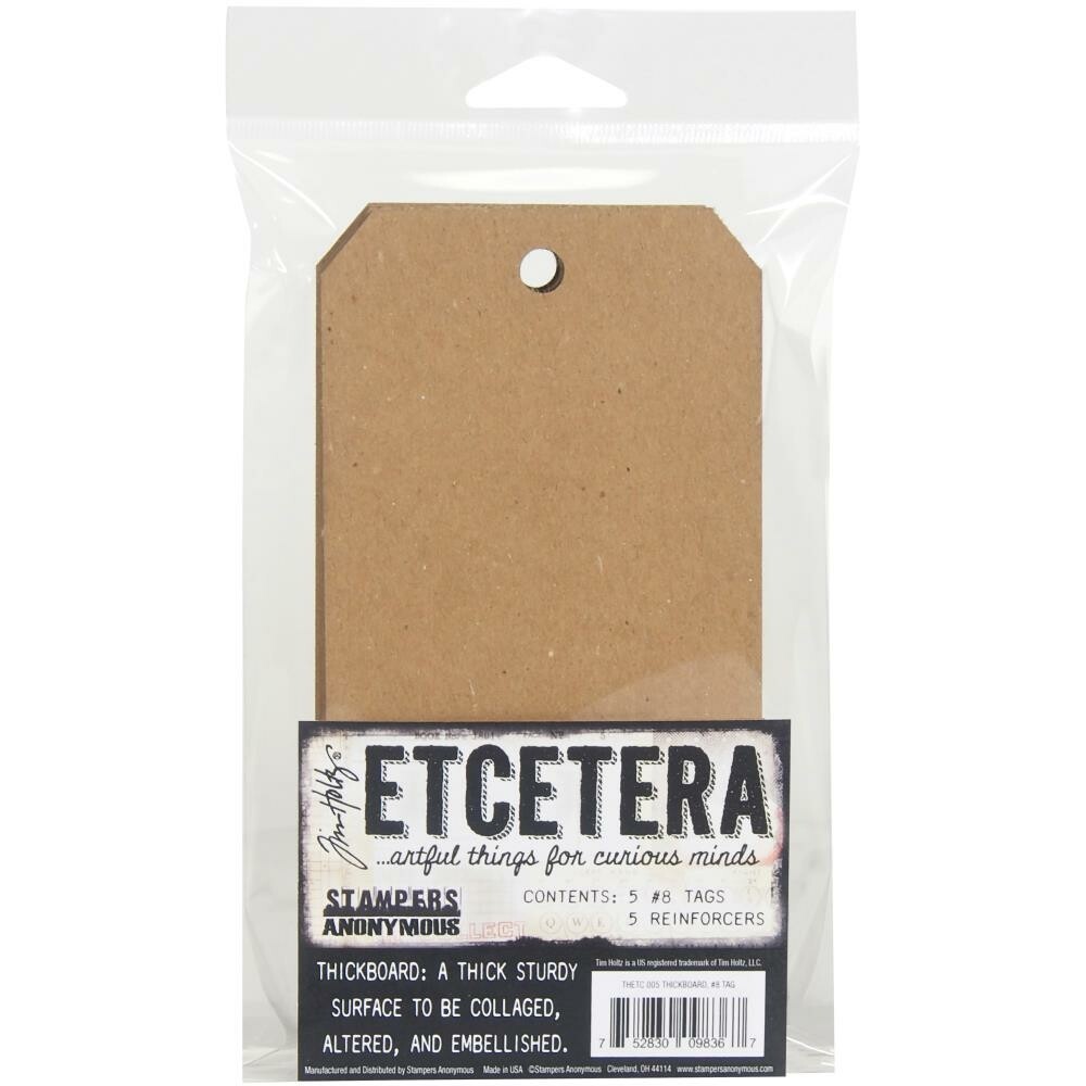 Etcetera Chipboard Tags #8