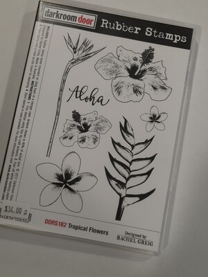 Stamp Set Tropical Flowers