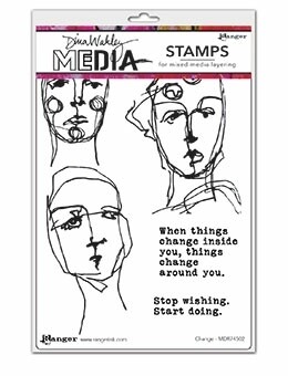 Dina Wakley Stamp Change  