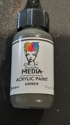 Dina Wakley Paint Umber