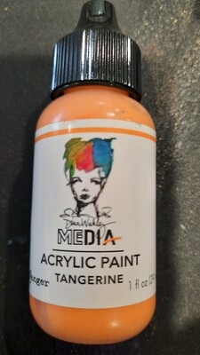 Dina Wakley Paint Tangerine