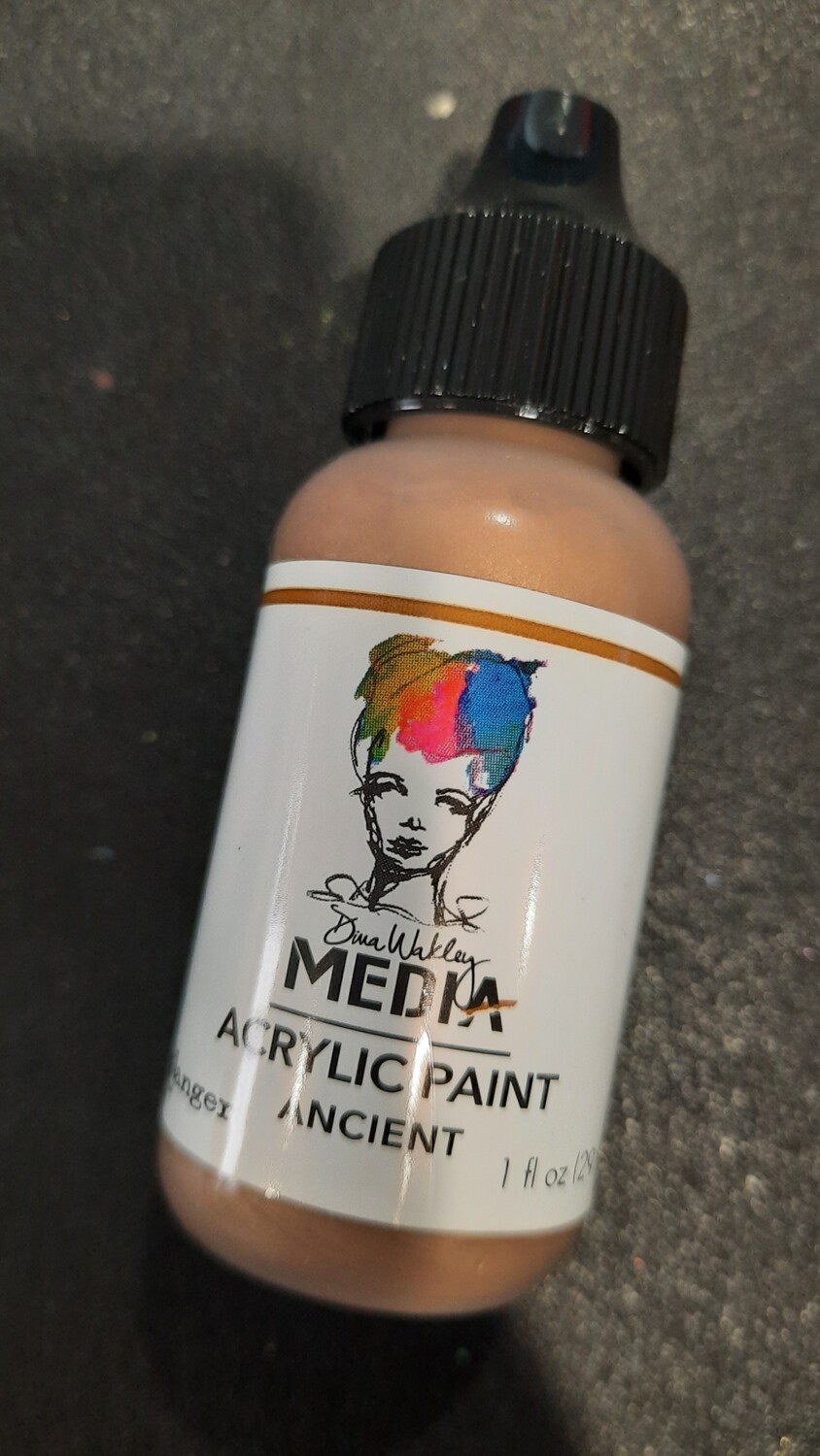 Dina Wakley Metallic paint Ancient