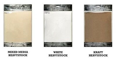 DISTRESS heavystock 8.5 x11 White 